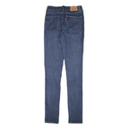 LEVI'S Womens Jeans Blue Slim Skinny Denim Medium W26 L32 Cotton Blend Zip