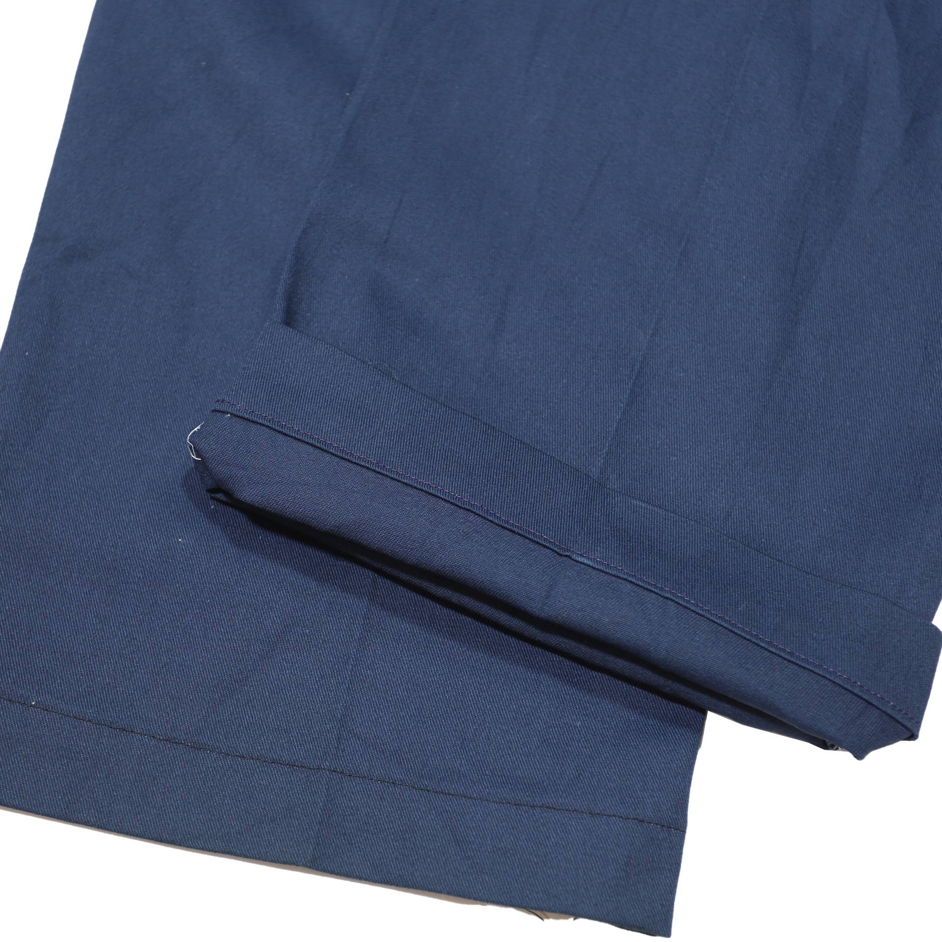 DICKIES Mens Blue Classic Straight Canvas Trousers W38 L27 Workwear Cotton Blend