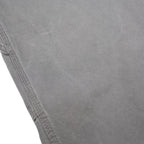 DICKIES Mens Cotton Grey Regular Straight Trousers W40 L30 Workwear Zip Closure