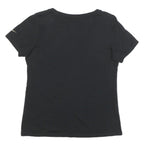 NIKE Womens Black Saints Graphic T-Shirt M Short Sleeve Round Neck Premium