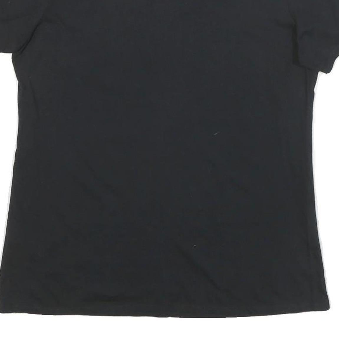 NIKE Womens Black Saints Graphic T-Shirt M Short Sleeve Round Neck Premium