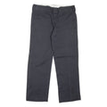 DICKIES Workwear Mens Trousers Black Slim Straight W30 L33