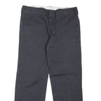 DICKIES Workwear Mens Trousers Black Slim Straight W30 L33