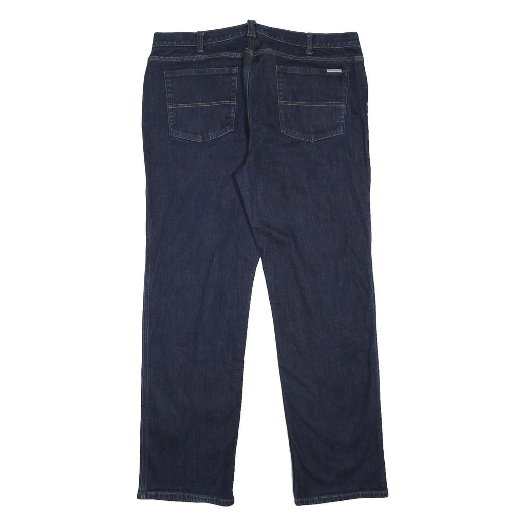 CARHARTT Blanket Lined Womens Regular Straight Denim Dark Jeans W36 L30