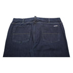 CARHARTT Blanket Lined Womens Regular Straight Denim Dark Jeans W36 L30