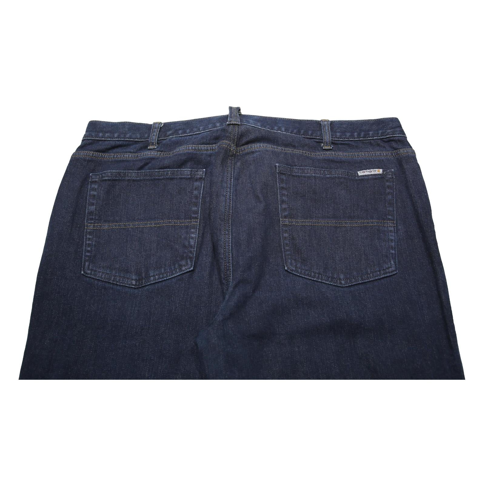 CARHARTT Blanket Lined Womens Regular Straight Denim Dark Jeans W36 L30