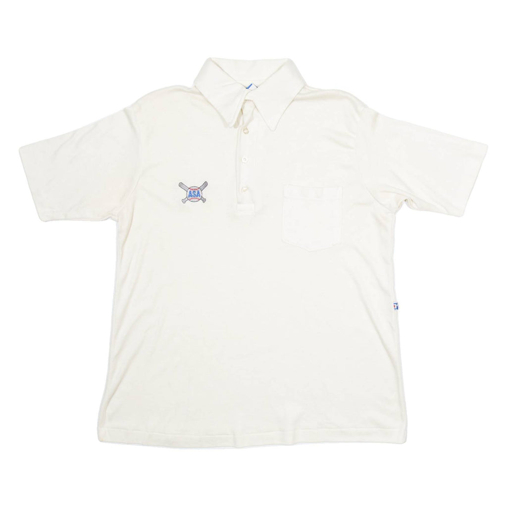 CHAMPION Mens Polo Shirt Cream XL
