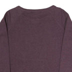 PUMA Womens Purple Authentic Sporting Goods Crew Neck UK 10 Sweatshirt Cotton