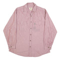 WOOLRICH Mens Pink Cotton Shirt L Long Sleeve Button Workwear Casual