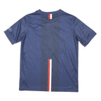 NIKE Boys Blue Paris Saint Germain Football Shirt 14Y Short Sleeve Crew Neck