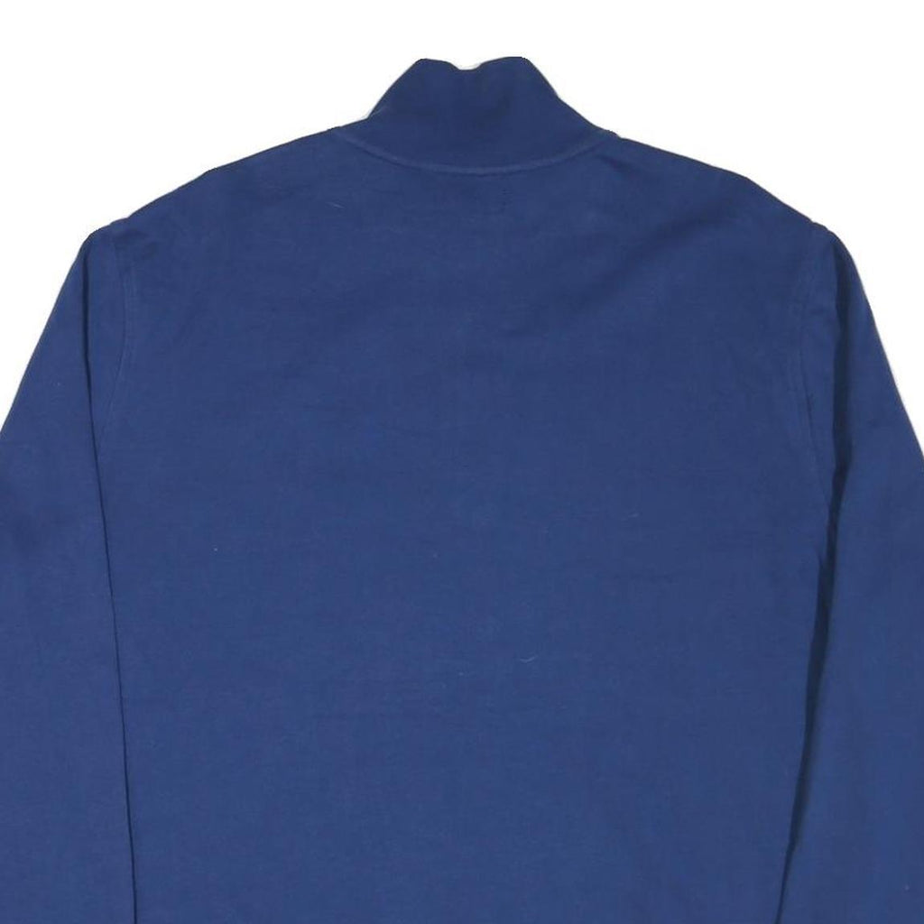 NAUTICA Mens Blue Half Zip XL Cotton Blend Sweatshirt Casual Pullover