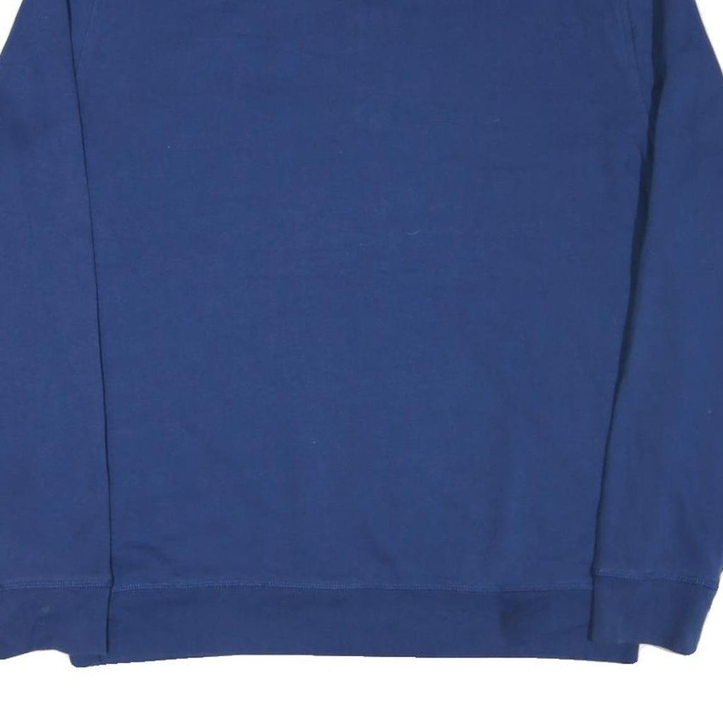 NAUTICA Mens Blue Half Zip XL Cotton Blend Sweatshirt Casual Pullover