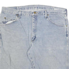 WRANGLER Mens Shorts Blue Denim Casual 2XL W36 Cotton Blend Classic Fit