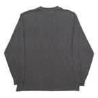 CARHARTT Mens Grey Long Sleeve Henley M Cotton Blend Casual Workwear Shirt