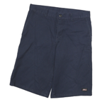 DICKIES Mens Shorts Navy Blue Casual Plain L W32 Workwear Cargo Cotton Blend