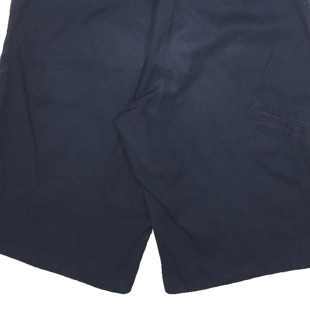 DICKIES Mens Shorts Navy Blue Casual Plain L W32 Workwear Cargo Cotton Blend