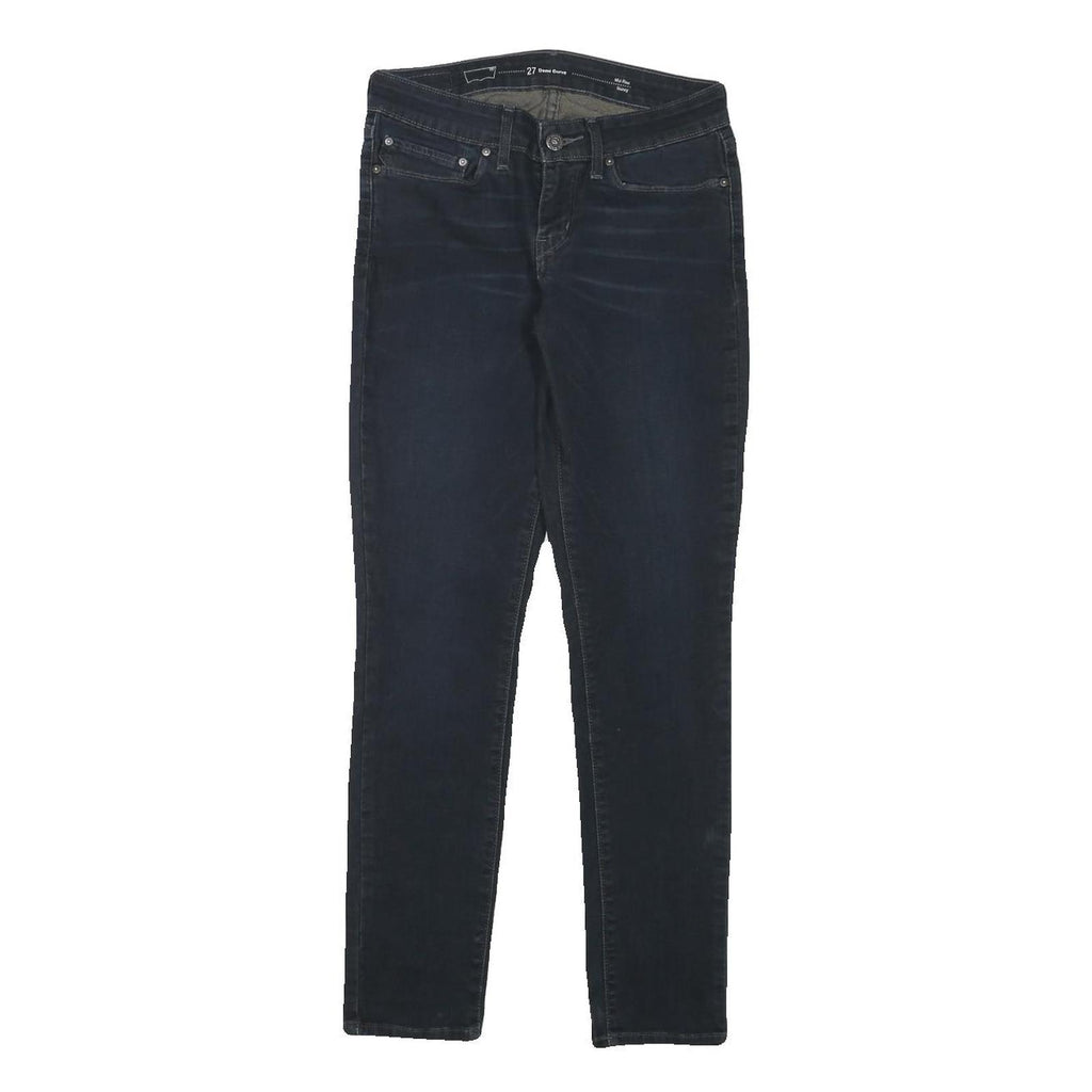 LEVI'S Womens Jeans Blue Slim Skinny Denim Medium W26 L28 Stretch Zip Fastening