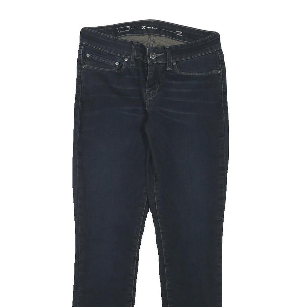 LEVI'S Womens Jeans Blue Slim Skinny Denim Medium W26 L28 Stretch Zip Fastening