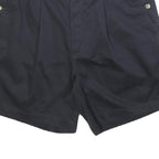 NAUTICA Mens Shorts Blue Casual Plain M W34 Cotton Blend Button Pocket