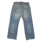 G-STAR Mens Jeans Blue Regular Straight Denim Medium W32 L31 Cotton Blend Zip