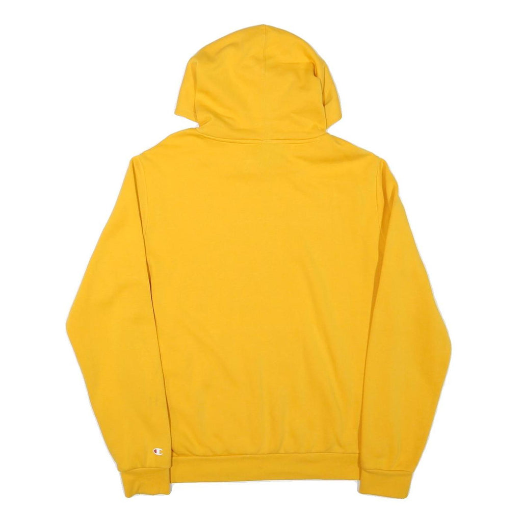 CHAMPION Boys Yellow Hoodie 2XL Cotton Blend Pullover Sportswear Casual