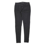 LEVI'S Womens Jeans Black Slim Skinny Denim Rinse W28 L32 Zip Cotton Blend