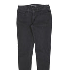 LEVI'S Womens Jeans Black Slim Skinny Denim Rinse W28 L32 Zip Cotton Blend