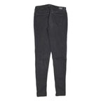 LEVI'S Womens Jeans Black Slim Skinny Denim Rinse W28 L32 Zip Cotton Blend