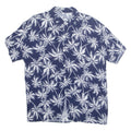 Womens Printed Blouse Blue Floral 2XL