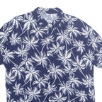 Womens Printed Blouse Blue Floral 2XL
