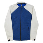 ADIDAS Mens Track Jacket Blue Colourblock S