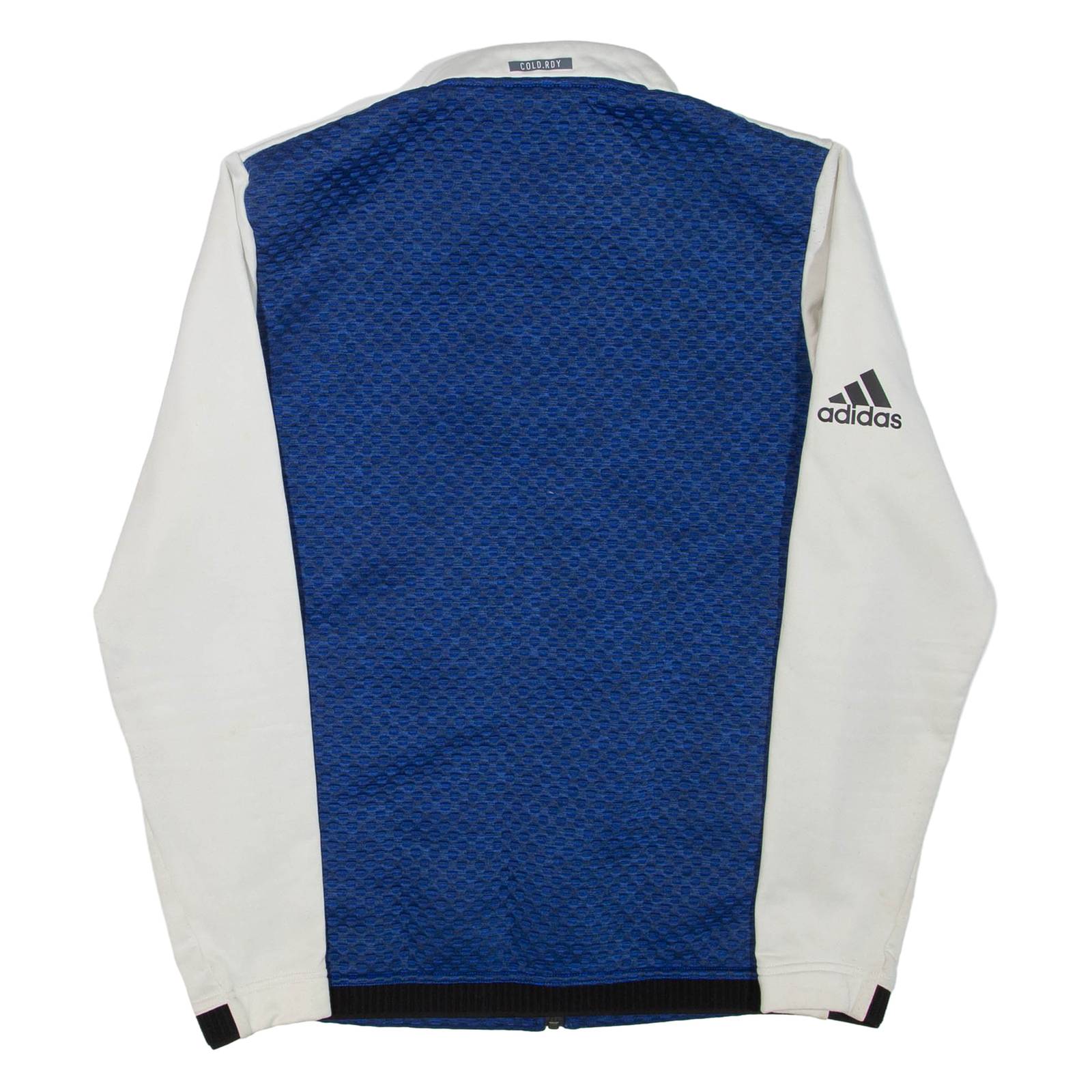 ADIDAS Mens Track Jacket Blue Colourblock S