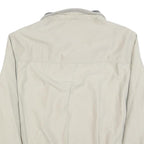 CANDA Mens Cream Jacket XL Polyester Blend Plain Zip Closure Casual Urban Style