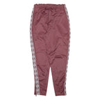 UMBRO Womens Track Pants Maroon Tapered L W30 L30