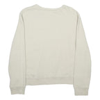 HARLEY DAVIDSON Womens Cream Sweatshirt Crew Neck M Cotton Blend Pullover
