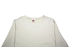 HARLEY DAVIDSON Womens Cream Sweatshirt Crew Neck M Cotton Blend Pullover