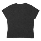 CALVIN KLEIN Womens Grey Basic Wool Blend Top Short Sleeve Crew Neck M Casual