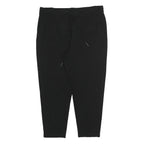 DKNY Womens Joggers Black XL W34 L23 Relaxed Tapered Polyester Blend Drawstring