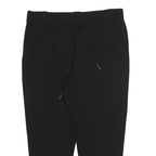 DKNY Womens Joggers Black XL W34 L23 Relaxed Tapered Polyester Blend Drawstring