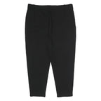 DKNY Womens Joggers Black XL W34 L23 Relaxed Tapered Polyester Blend Drawstring