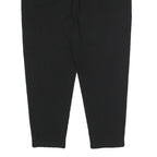 DKNY Womens Joggers Black XL W34 L23 Relaxed Tapered Polyester Blend Drawstring