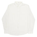 GIUSEPPE LENSA Mens Shirt Beige Striped Long Sleeve M