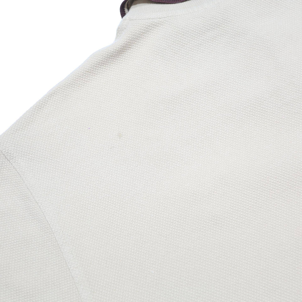 PUMA Mens Beige & Maroon Short Sleeve Plain L Polo Shirt Cotton Blend Classic