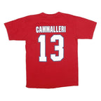 IDEAL Mens Red Montreal Canadiens T-Shirt M Short Sleeve Crew Neck Branded