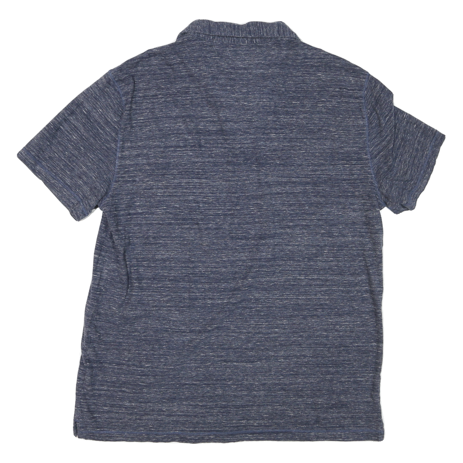 CALVIN KLEIN JEANS Mens Blue Short Sleeve Plain Polo Shirt M Cotton Casual