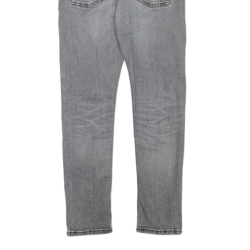 LEVI'S Mens Jeans Grey Slim Skinny Denim Light W29 L27 Zip Closure