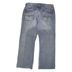 GUESS Mens Blue Regular Fit Straight Leg Denim Medium Wash W32 L27 Jeans Classic