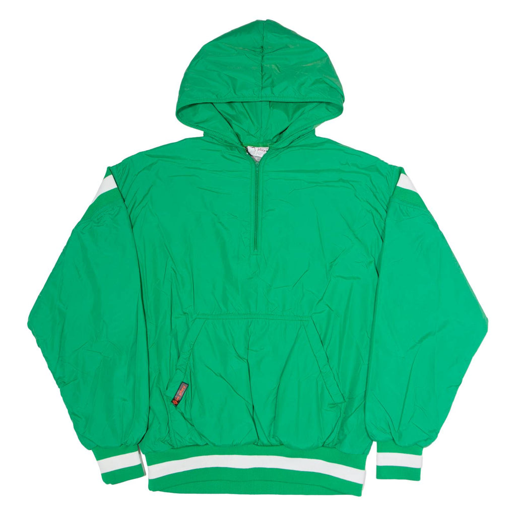 IN PLAY Mens Track Jacket Green Nylon Hooded M