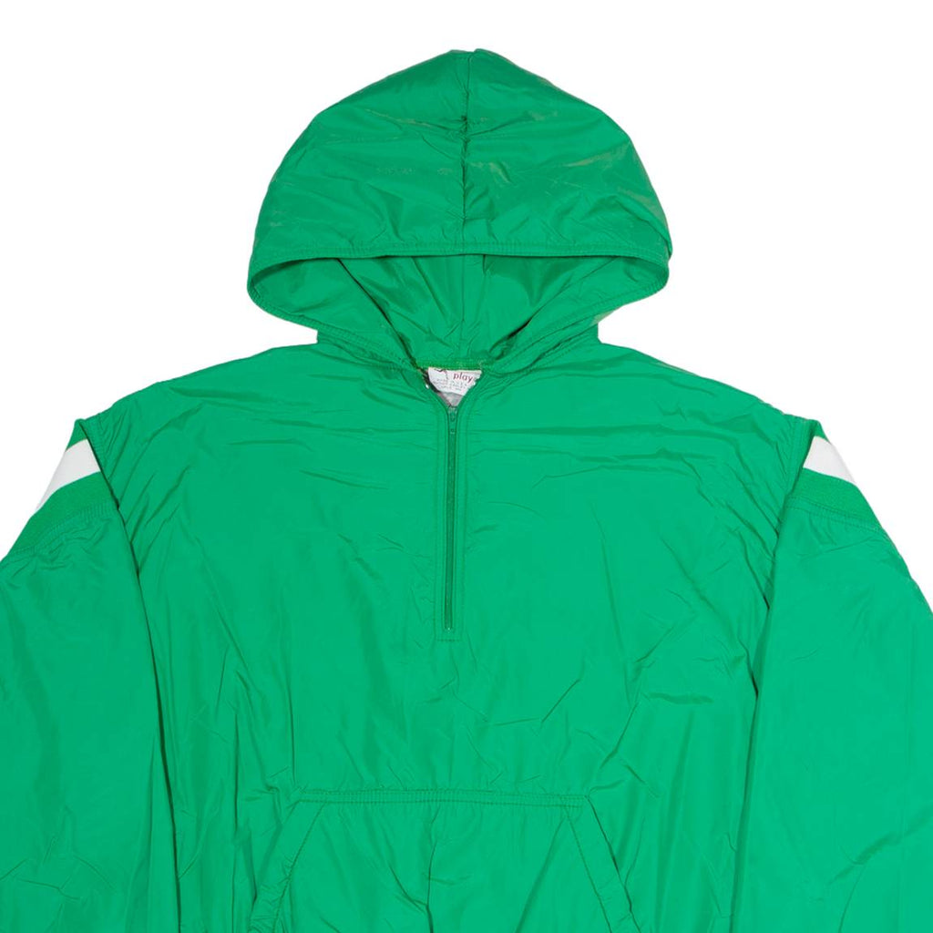 IN PLAY Mens Track Jacket Green Nylon Hooded M