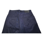 ICEBERG Mens Cotton Blend Navy Slim Tapered Trousers W30 L30 Casual Smart